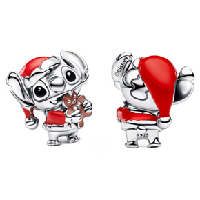 Charm Disney Lilo & Stitch - Stitch, vánoční kouzlo, radost a přátelství, korálek na náramek, film