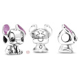 Charm Sterlingové stříbro 925 Disney Lilo & Stitch - Stitch korálek na náramek film