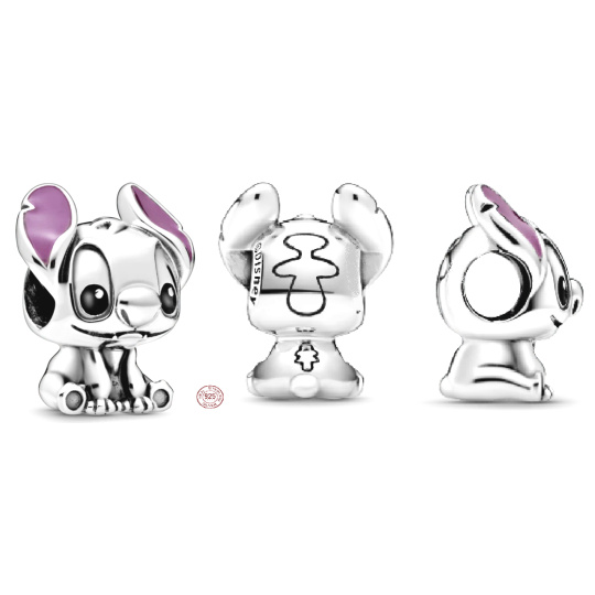 Charm Sterlingové stříbro 925 Disney Lilo & Stitch - Stitch korálek na náramek film