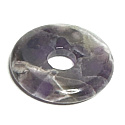Ametyst Donut přírodní kámen 30 mm, kámen králů a biskupů