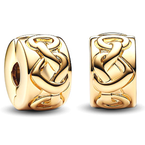 Charm Proplétaná srdce, korálek na náramek láska