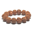 Rudraksha náramek elastický přírodní kámen, kulička 18 mm / 19 cm