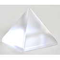 Křišťálové sklo Pyramida matná 50 mm