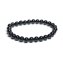 Turmalin Skoryl náramek elastický přírodní kámen, kulička 6 mm / 16 - 17 cm, strážce dobré nálady