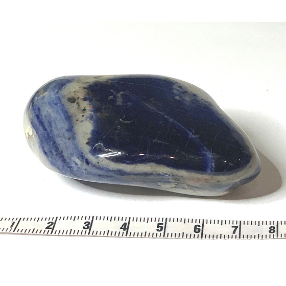 Sodalit Tromlovaný přírodní kámen 100 - 160 g, 1 kus, kámen komunikace