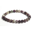 Turmalín náramek elastický přírodní kámen, kulička 6 mm / 16 - 17 cm, strážce dobré nálady