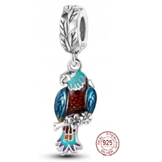 Charm Sterlingové stříbro 925 Orel modrý, přívěsek na náramek zvíře Charm Sterlingové stříbro 925 Orel modrý, přívěsek na náramek zvíře