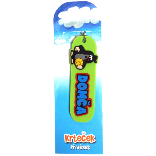 Nekupto Krtečkova dobrodružství Krteček přívěsek jmenný Domča