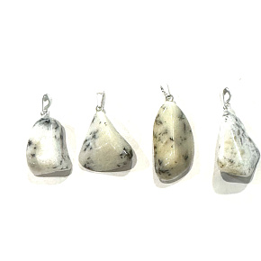 Opál dendritický Troml přívěsek přírodní kámen, M cca 3 cm, 1 kus, kámen štěstí