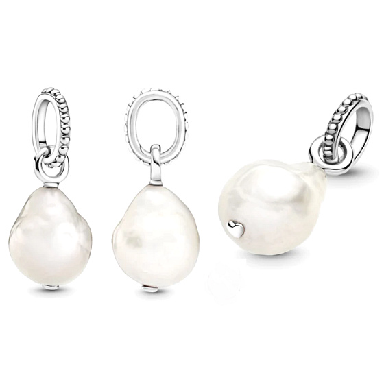 Charm Perla barokní říční přívěsek na náramek, symbol