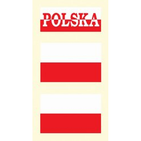 Arch Tetovací obtisky na obličej i tělo Polsko různé motiv