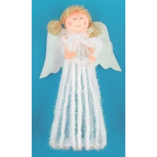 Anděl v sukni na postavení 20 cm č.2