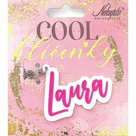 Nekupto Cool jmenná klíčenka Laura 1 kus
