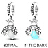 Charm Světluška zářící ve tmě luminozní přívěsek na náramek symbol