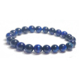 Tygří oko tmavě modré náramek elastický přírodní kámen, kulička 8 mm / 16 - 17 cm, kámen slunce a země, přináší štěstí a bohatství