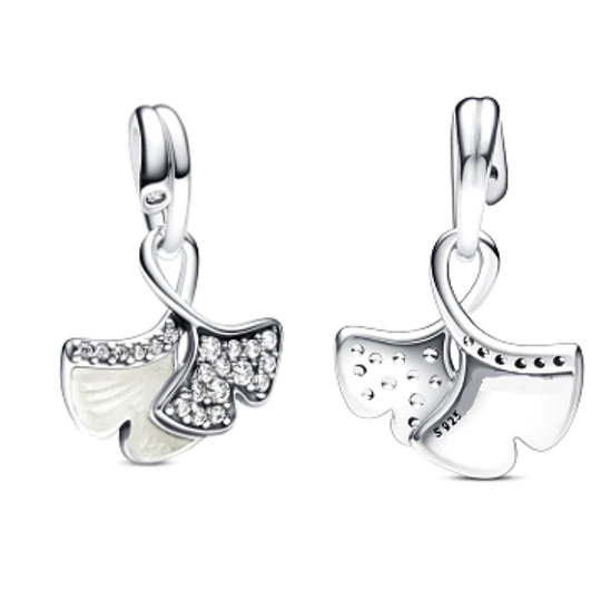 Charm Ginkgo Biloba list symbol zdraví, houževnatosti, přívěsek na náramek příroda Charm Ginkgo Biloba list symbol zdraví, houževnatosti, přívěsek na náramek příroda