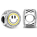 Charm Talisman jiskřivý smajlík, korálek na náramek symbol