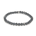 Spinel fazet náramek elastický přírodní kámen, kulička 5 mm / 16 - 17 cm