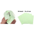 Čisticí utěrka - hadřík na stříbro zelená 8 x 8 cm 10 kusů