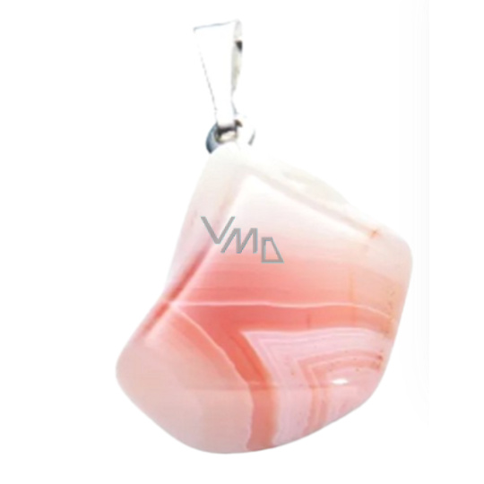 Achát růžový Botswana Troml přívěsek, přírodní kámen, M cca 3 cm, 1 kus, kámen stability Achát růžový Botswana Troml přívěsek, přírodní kámen, M cca 3 cm, 1 kus, kámen stability