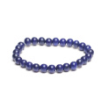 Lapis lazuli náramek elastický přírodní kámen, kulička 6 mm / 16 - 17 cm, kámen harmonie