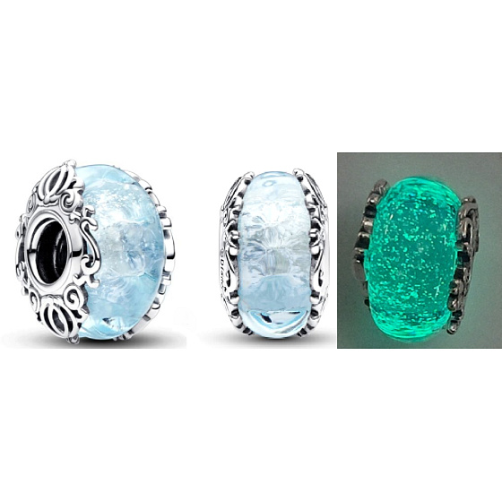 Charm Disney Popelka - Murano sklo, korálek na náramek film