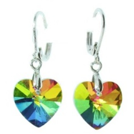 Aurazářič Magické náušnice broušené srdce nejsem jen šperk 3,5 cm Aurazářič Magické náušnice broušené srdce nejsem jen šperk 3,5 cm