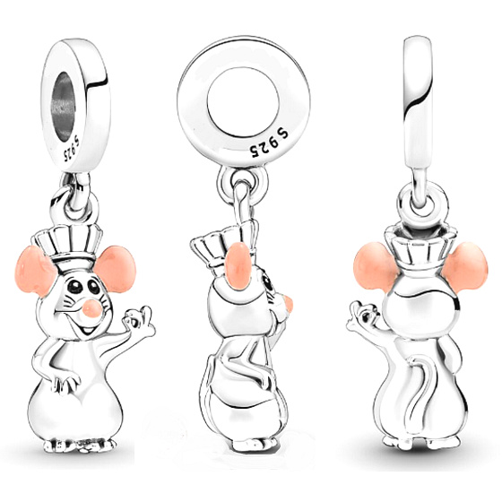 Charm Disney Pixar Ratatouille potkan Remy, přívěsek na náramek, film