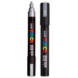 Posca Univerzální akrylátový popisovač 1,8 - 2,5 mm Stříbrná PC-5M