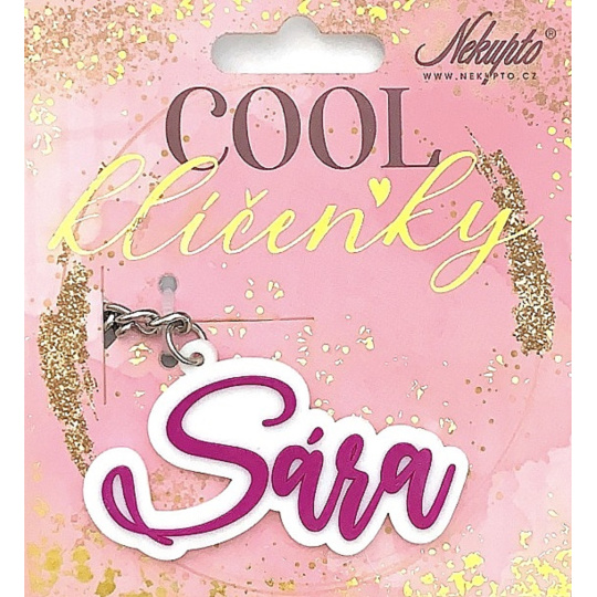 Nekupto Cool jmenná klíčenka Sára 1 kus