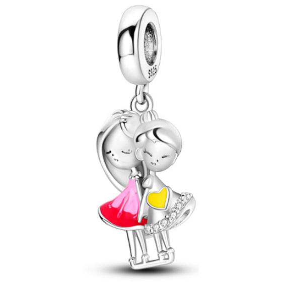 Charm Sestry navždy, Best Friends 2v1 přívěsek na náramek rodina