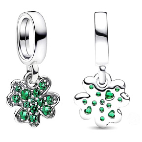 Charm Čtyřlístek, přívěsek na náramek štěstí