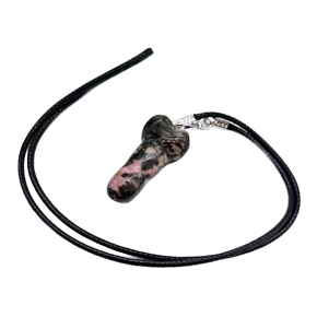 Rodonit Penis amulet pro plodnost, přívěsek přírodní kámen ručně broušený 3 cm, velký léčitel srdcí Rodonit Penis amulet pro plodnost, přívěsek přírodní kámen ručně broušený 3 cm, velký léčitel srdcí