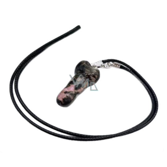 Rodonit Penis amulet pro plodnost, přívěsek přírodní kámen ručně broušený 3 cm, velký léčitel srdcí Rodonit Penis amulet pro plodnost, přívěsek přírodní kámen ručně broušený 3 cm, velký léčitel srdcí