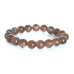 Auralit 23 natur náramek elastický přírodní kámen, kulička 10 - 11 mm / 16 - 17 cm, patří k nejmocnějším kamenům na planetě