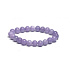 Angelit fialový náramek elastický přírodní kámen, kulička 8 mm / 16 -17 cm, kámen míru