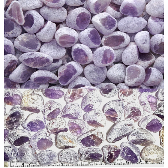 Ametyst nábrus pro regenerační terapii cca 4 - 7 cm, 1 kus, Top kvalita, kámen králů a biskupů