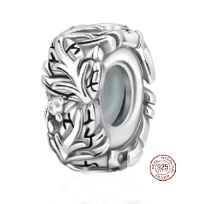 Charm Lístečky, korálek na náramek příroda