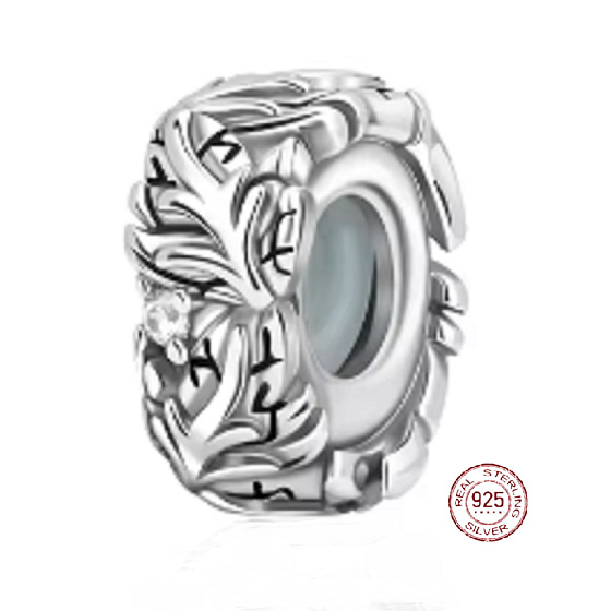 Charm Lístečky, korálek na náramek příroda