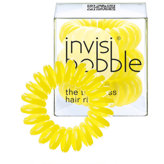 Invisibobble Submarine Yellow Gumička do vlasů žlutá spirálová 3 kusy