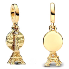 Charm Francie, Paříž - Eiffel věž 2v1, přívěsek na náramek cestování