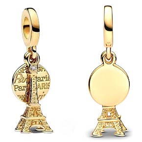 Charm Francie, Paříž - Eiffel věž 2v1, přívěsek na náramek cestování