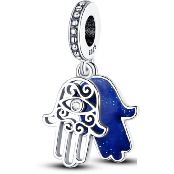 Charm Ruka Fatimy, Hamsa 2v1, přívěsek na náramek symbol