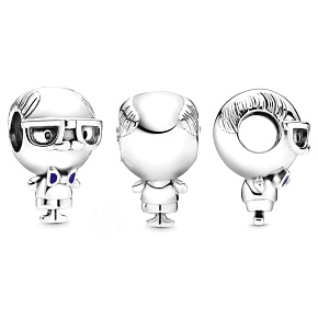 Charm Děda - Pan Moudrý, korálek na náramek rodina