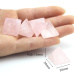 Růženin Pyramida přírodní kámen 2 x 2 x 1,6 cm čistí - energie - harmonie - emoce 1 kus, kámen lásky