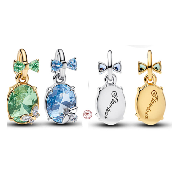 Charm Motýl & včela 2v1, přívěsek na náramek, symbol rovnováhy, proměny a hojnosti, zvíře