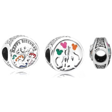 Charm Disney Narozeniny - Všechno nejlepší k narozeninám, korálek na náramek narozeniny