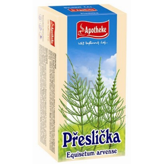 Apotheke Přeslička bylinkový čaj podporuje normální fuknci močové soustavy a vylučování 20 x 1,5 g Apotheke Přeslička bylinkový čaj podporuje normální fuknci močové soustavy a vylučování 20 x 1,5 g