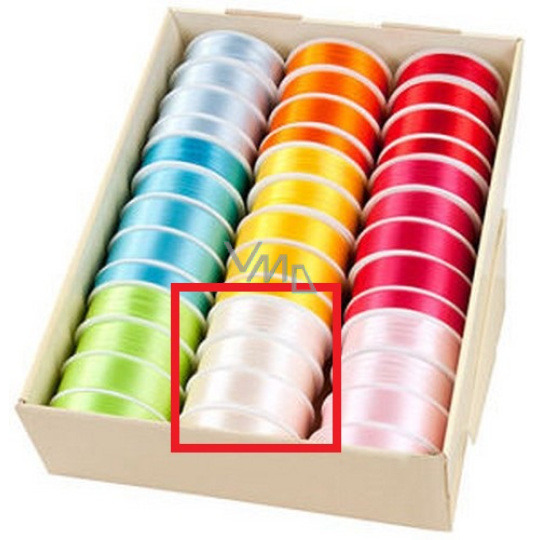 Ditipo Stuha saténová béžová 5 m x 10 mm