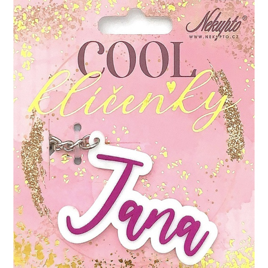 Nekupto Cool jmenná klíčenka Jana 1 kus